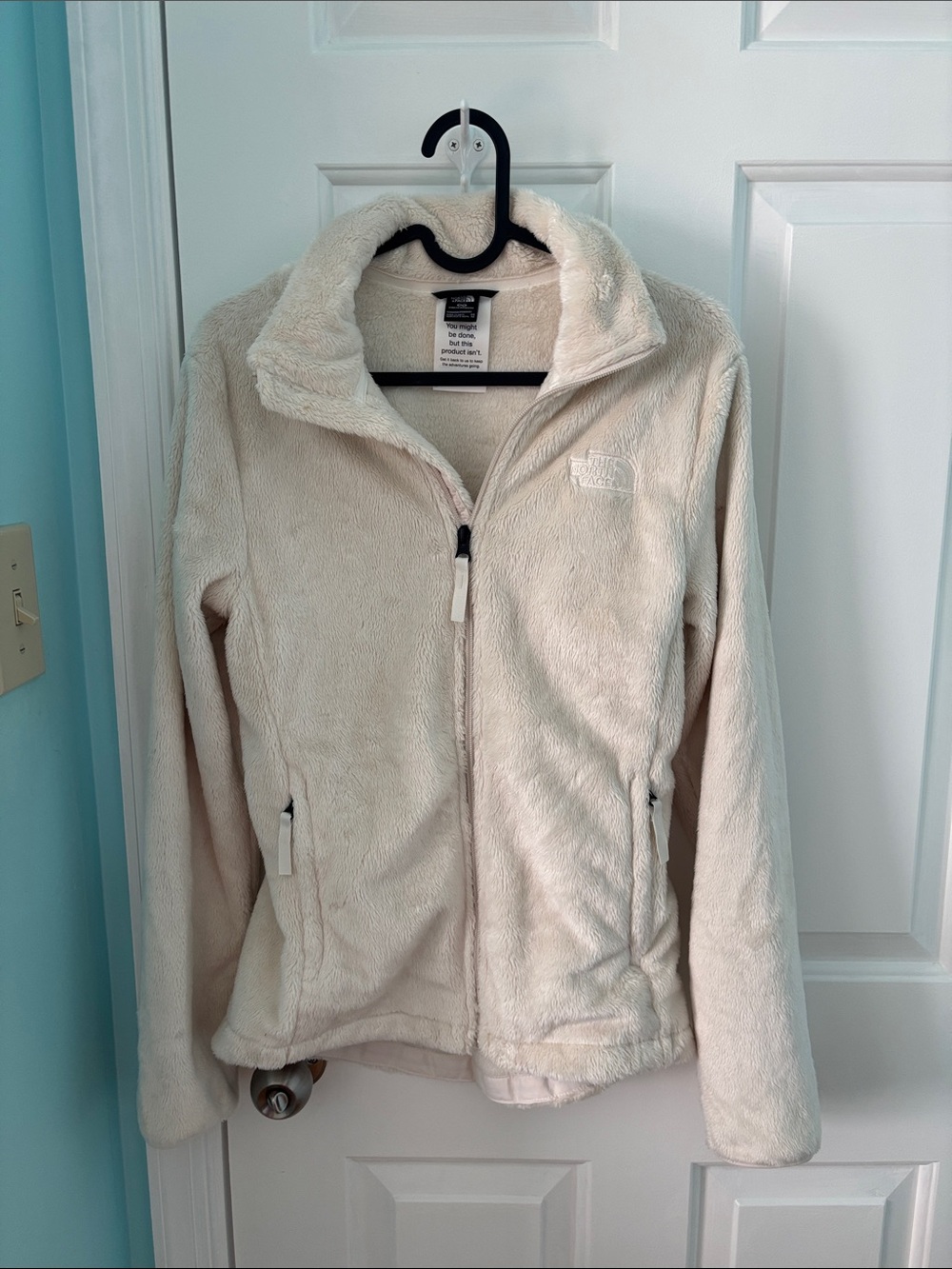 The North Face Women's Cream Teddy Fleece Jacket